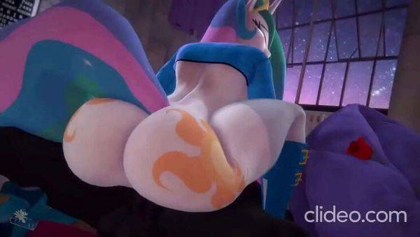 Princess Celestia's Passion for Thick Black Shlong - porntry.com on freevids.org