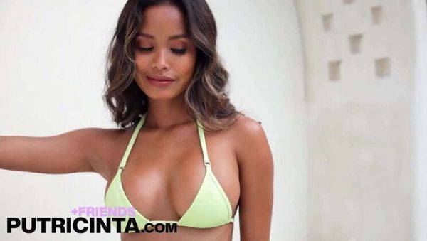 Asian Beauty Putri Cinta Riding Big Dick by the Pool - veryfreeporn.com - Indonesia on freevids.org