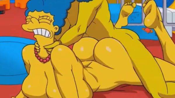 Marge Simpson assfucked in GYM locker room - Porn Cartoon - anysex.com on freevids.org