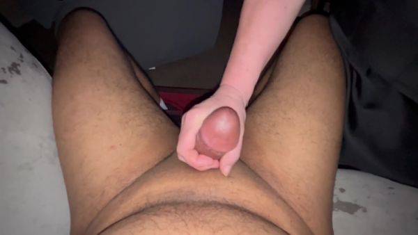 Hand Job Cock Stroking And Cum On My Balls - hclips.com on freevids.org