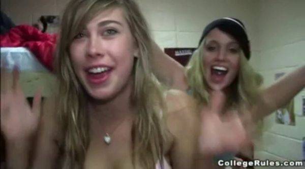 Teens get wild at sister Streak's party with softcore and tan lines - sexu.com on freevids.org