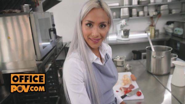 Pov - Fucking Anal Feitsh Chef Slut Veronica Leal In Her Tight Ass - videomanysex.com on freevids.org