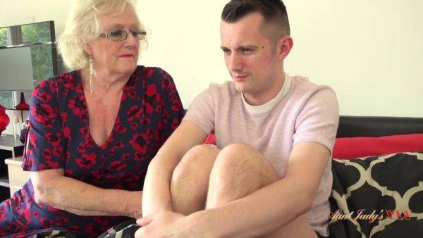 Amoral Granny Claire Wants Young Pecker - videomanysex.com on freevids.org