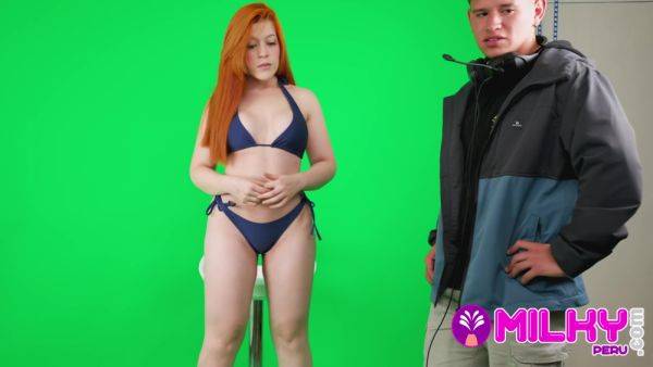 I Fucked The Assistant To Get The Job!! Redhead Goes To A Tv Casting - hclips.com on freevids.org