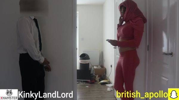 Landlord Caught Masturbating By Hijab Muslim Yoga Tenant Paying Rent & Cock Flash! Xxx - desi-porntube.com - India on freevids.org