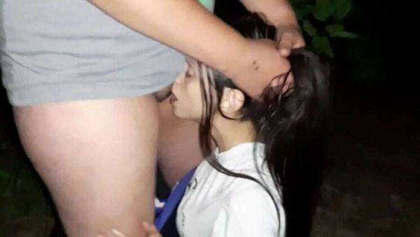 I pulled a stranger's hair and fucked her mouth in a dark woods - Lesbian Fantasy Girls - porntry.com on freevids.org