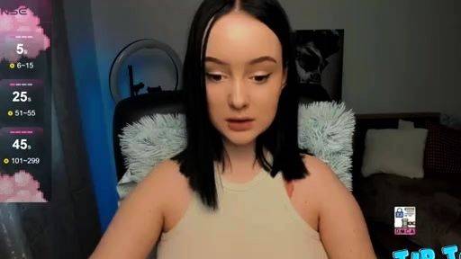 Webcam amateur Sexy teen touching her big tit - drtuber.com on freevids.org