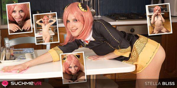 Naughty Anime Babe, Stella Bliss, Takes A BBC Creampie - SuckMeVR - txxx.com on freevids.org