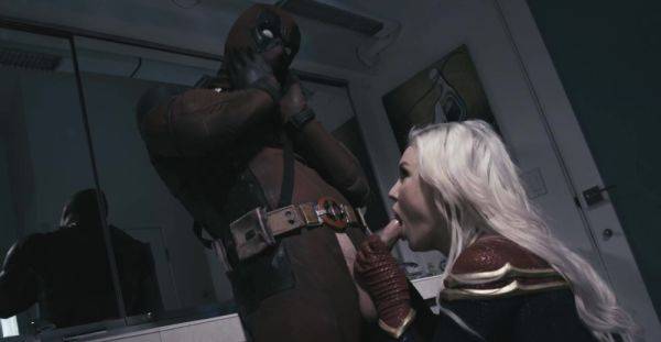 Deadpool tries hot blonde's tight holes after a generous BJ - alphaporno.com on freevids.org