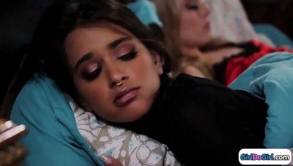 Brunette Uma Jolie Rides Strap-On with Kali Roses in Lesbian Sex Scene - xxxfiles.com on freevids.org