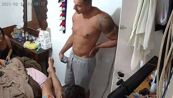 Two Guys Fuck My Wife - Flakael & Pitbull Porn - Latina Amateur Threesome - porntry.com on freevids.org