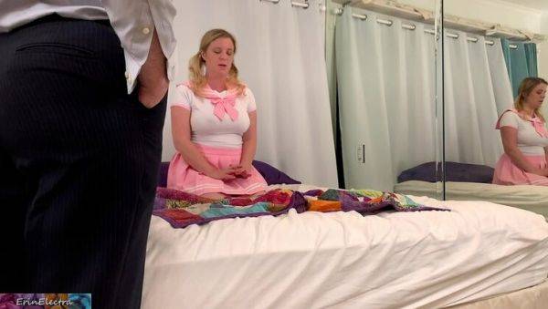 Blonde Stepdaughter Erin Electra Learns Anal from Stepdad Matthias Christ - porntry.com on freevids.org