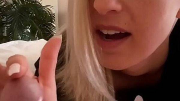 Blonde Amateur Leonie Pur Rides Monster Cock for a Wet Pussy Creampie - porntry.com - Germany on freevids.org