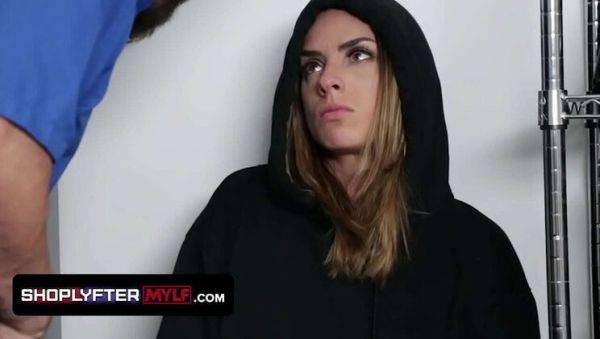 Jaimie Vine Fucks Security Guard After Shoplifting Jewelry - Big Tits MILF Creampie - xxxfiles.com on freevids.org