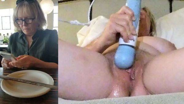 Sexy Granny Marierocks Caught Masturbating in Public - Hot Gilf Orgasm - veryfreeporn.com on freevids.org