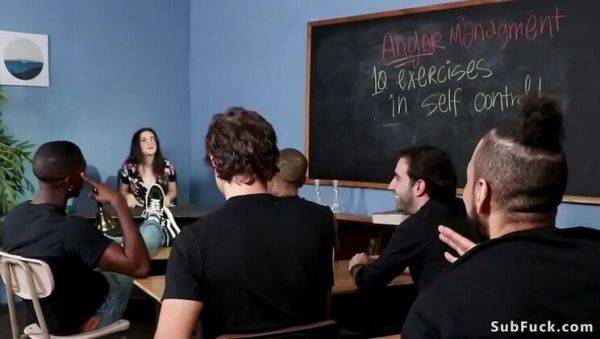 Lyra Lockhart Dominated in Hardcore Student Professor Anal Orgy - porntry.com on freevids.org