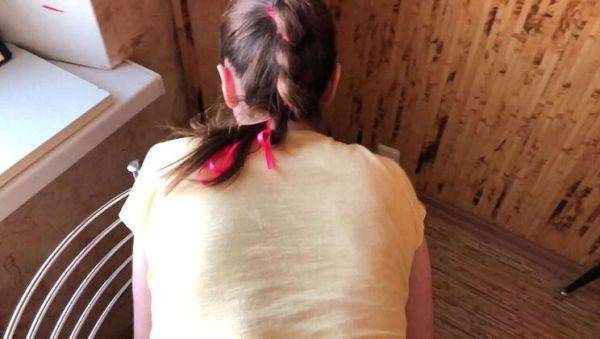 Step Daddy Surprises Russian Teen with Real Homemade Sex and Creamy Pussy - veryfreeporn.com - Russia on freevids.org