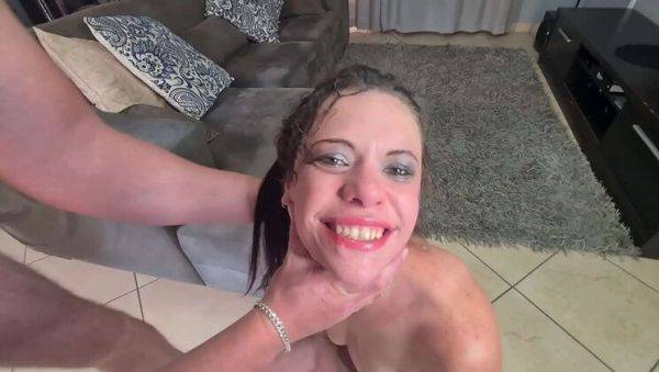 Petite Princess Mia Gets Rough Face Fuck and Degraded by Domslutfucker - porntry.com on freevids.org