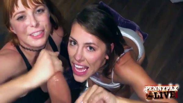 Pov Sensation Team Up To Sizzle Alex Legends Cock In A Steamy Double Bj! - hclips.com on freevids.org