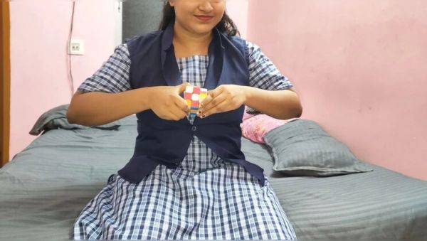 Innocent Indian Stepsister Shraddha Pandey Learns Rubik's Cube with a Dirty Promise - xxxfiles.com - India on freevids.org