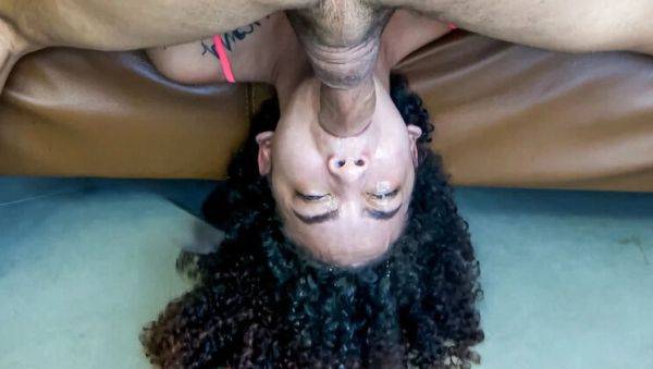 Petite Latina Teen Rough Face Fucking with Big Dick Makes Her Sloppy Wet - xxxfiles.com - Spain on freevids.org