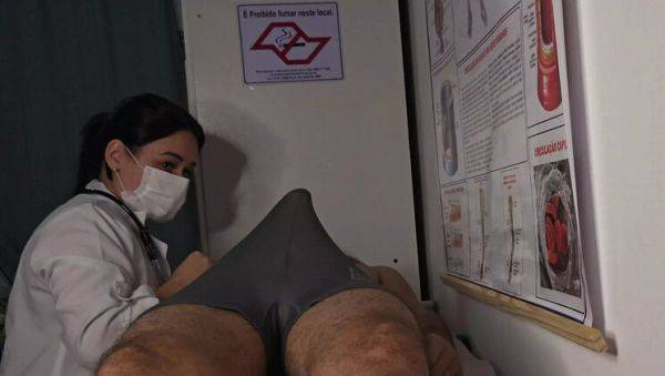 Nurse and Beautician Watch Patient's Huge Erection - Jennyferpimenta Amateur Handjob - xxxfiles.com - Brazil - Portugal on freevids.org