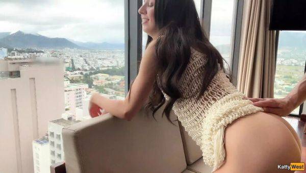 Spanish Blanca Sucks White Russian Cock And Gets Creampie In Pussy - xxxfiles.com - Russia - Spain on freevids.org