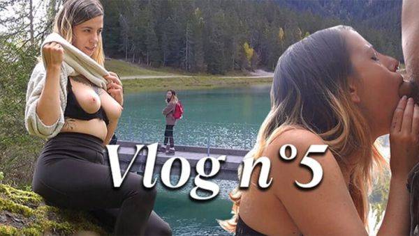 Amateur Teen Vlogger Norage Outdoor Van Blowjob & Doggy Style Orgasm in Forest - veryfreeporn.com - France on freevids.org