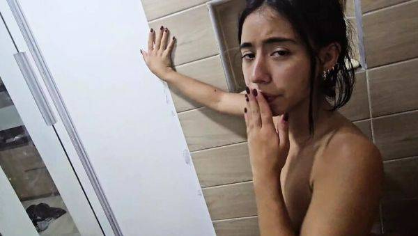 Stepsister's Hot Friend Shower Fuck - Bitchsultry Big Ass Latina Teen Creampie - porntry.com on freevids.org