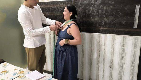 Indian Tailor Fucks Women for Dress Stitching - Pujaprem Extreme Blowjob & Big Ass Fucking - porntry.com - India on freevids.org