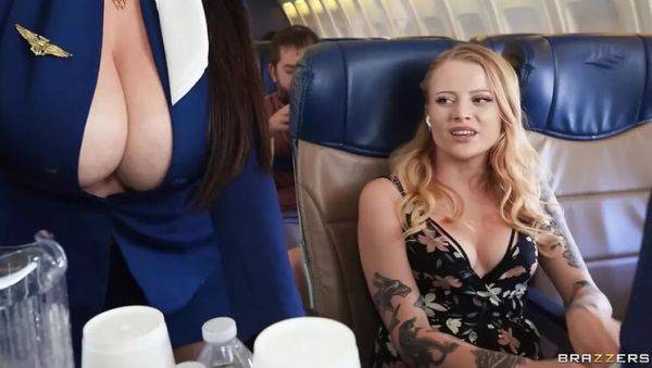 Flight Attendant Angela White Fucks Hard Part 2 Brazzers - porntry.com - Britain on freevids.org