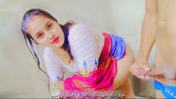 Desi Village Aunty Soniya Outdoor Fuck with Young Neighbor Boy's Thick Cock Hindi Audio - porntry.com - India on freevids.org