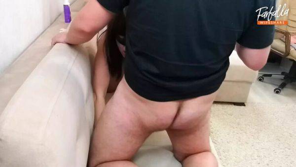 Wife Shares with Friend - MFM Threesome, Double Blowjob & Double Creampie Full Scene - porntry.com on freevids.org