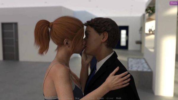 Jennifer Cheats on Alan with Stepbrother John - Hot Kissing & Full Uncut Scene - porntry.com - Britain - Usa on freevids.org