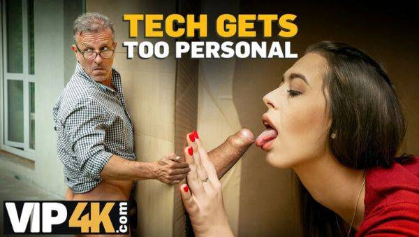 Hot Brunette Cheating Girlfriend Blows Dick Surprise in HD 1080p - porntry.com - Britain on freevids.org