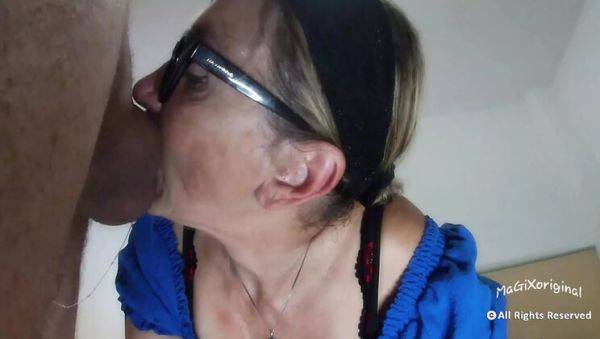 Blondie2307 Italian MILF Amateur Anal Blowjob with Big Cock Cumshot - porntry.com - Italy on freevids.org