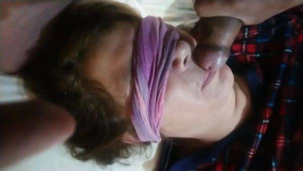 Stepmom Sucks Stepson's Big Cock and Gets Huge Cumshot in Mouth - veryfreeporn.com - India on freevids.org