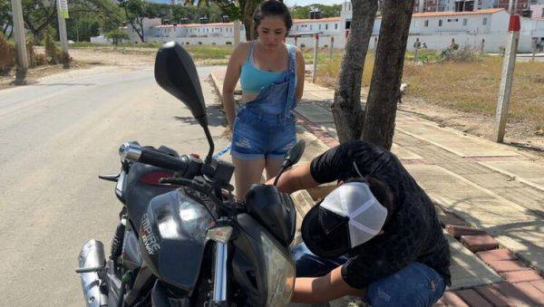 Big Ass Biker Girl Gets Hardcore Anal Fuck After Roadside Help - ManuelaAlvarez - xxxfiles.com - Venezuela - Spain - India on freevids.org