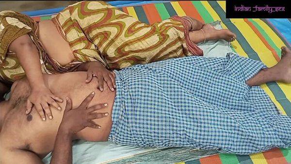 Indian Step Mom Relieves Son's Stress With Big Natural Tits - porntry.com - India on freevids.org