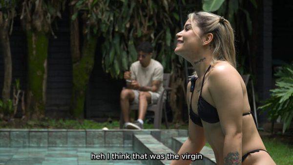 Step Cousin Makes Me Horny - Blowjob & Doggy Style with Carolina Agudelo - veryfreeporn.com - Spain - Colombia on freevids.org