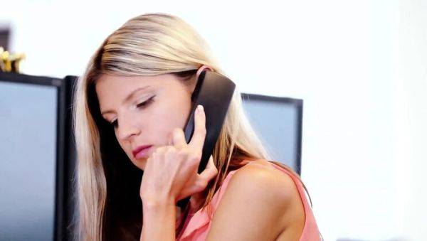 Office Sex with Big Tits MILF Taylor Sands - Blowjob and Fucking in Stockings - veryfreeporn.com on freevids.org