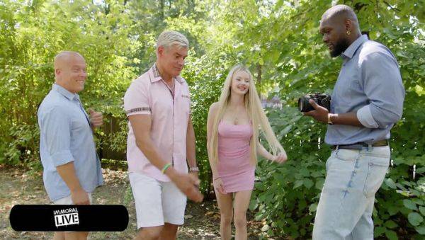 Angelica Heaven Raw Anal & Squirt Fuck with Big Tits Blonde in 4K - porntry.com - Britain on freevids.org