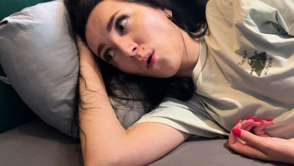 Eva Keks Stepmom Roleplay: Secret Bed Sharing with Stepson Doggystyle & Blowjob - veryfreeporn.com - Russia - Germany on freevids.org