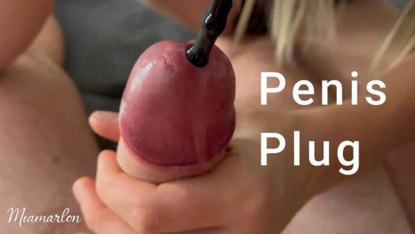 Hot Blonde Stepsister Gives Intense Urethral Penis Plug Handjob and Massive Cumshot - porntry.com - Britain - Italy on freevids.org