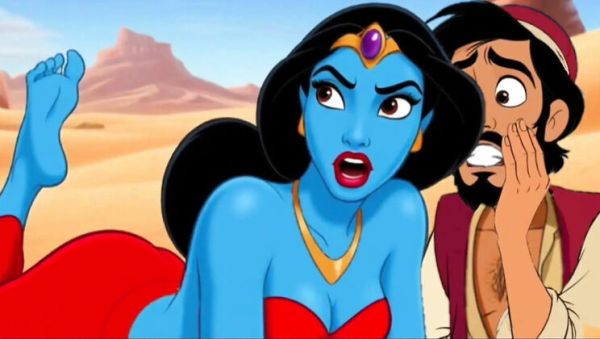 Aladdin Cartoon Porn: Horny Genie Fulfills Dirty Desires in Sexy Anime Fantasy - veryfreeporn.com - Britain on freevids.org