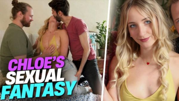 Chloe Chevalier Double Penetration Fantasy - Hot Blonde German Amateur Fucked Hard by 2 Guys - veryfreeporn.com - Britain - Germany on freevids.org