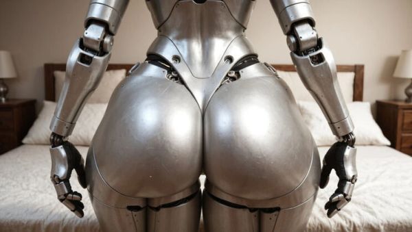 Curvy AI Sex Robot Rides Huge Cock and Takes a Creampie - Hot 3D Hentai Test - xxxfiles.com - Britain on freevids.org