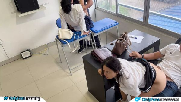 Classroom Sex with Teacher - Student Fucks Hot Colombian MILF in POV Creampie - veryfreeporn.com - Colombia on freevids.org