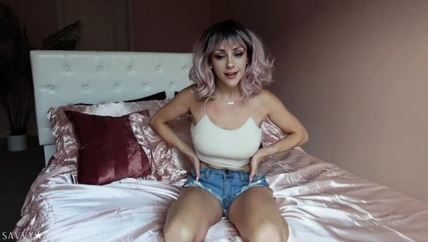 SavvyStar Worships Huge Cock - Teen Big Natural Tits POV Dildo Play - porntry.com - Britain on freevids.org