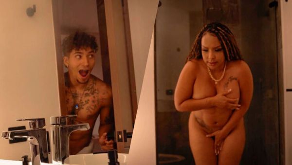 Stepmom Kataleya Gil Naked Shower Fuck By Stepson Thiago Lopez - Big Tits Latina MILF Rough Doggy Style - porntry.com - Spain - Colombia on freevids.org